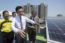 全市29校建置太陽光電面板 林智堅市長:年減碳量達3000噸