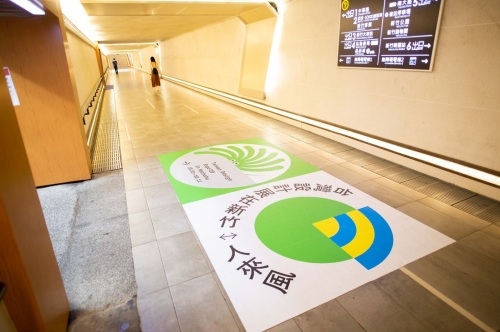 新竹市府規劃2020台灣設計展指標系統，引導民眾參觀。