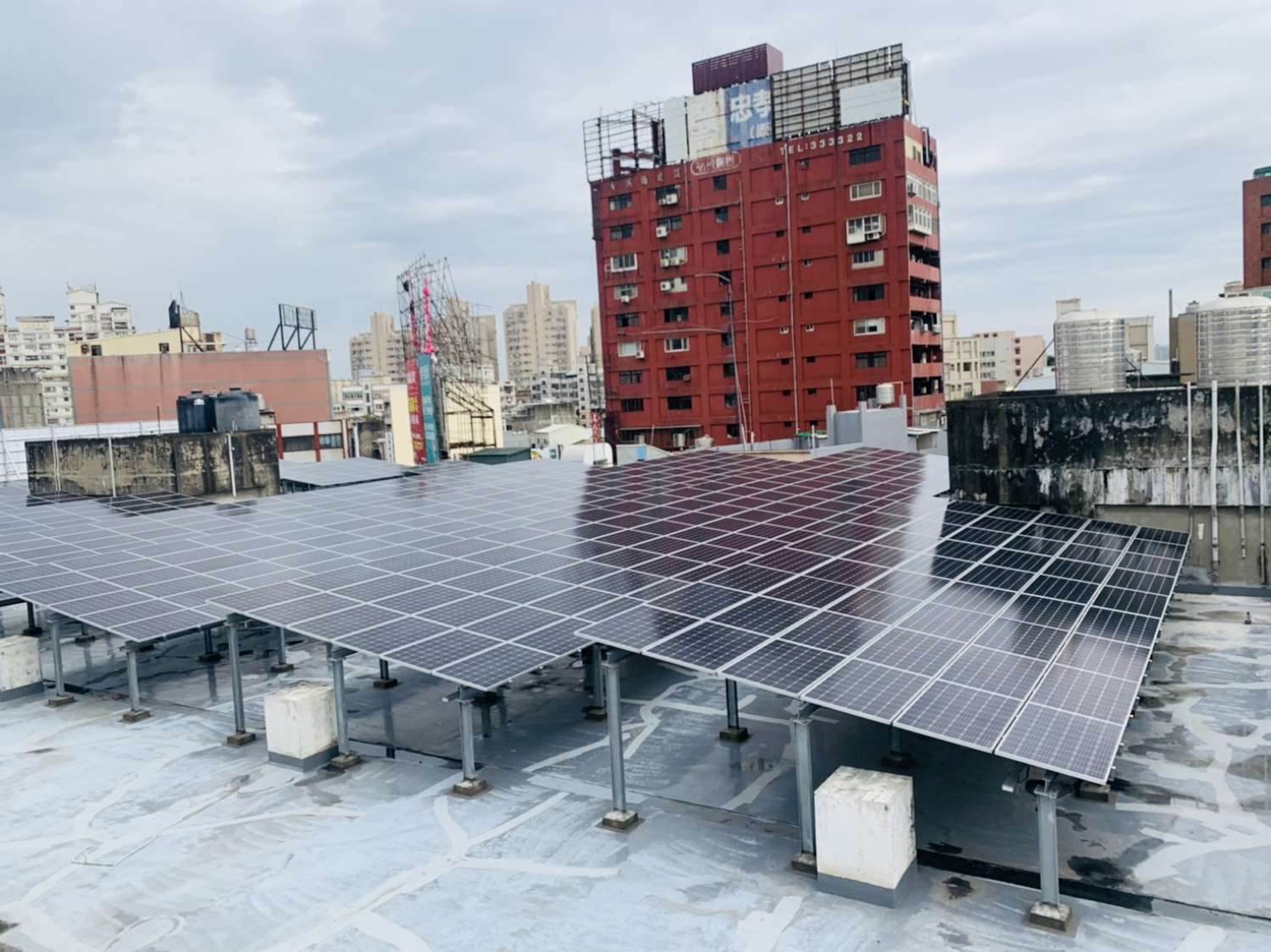 農產運銷公司屋頂設置太陽光電情形
