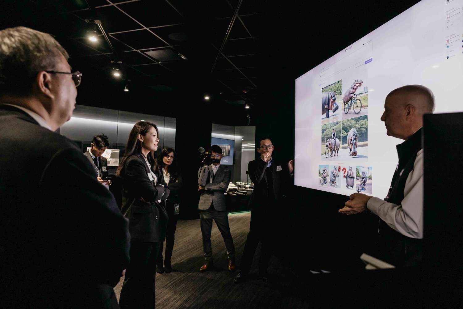 高市長率團隊訪美NVIDIA總部，了解先進的高科技技術，借鏡打造竹市成為智慧城市。